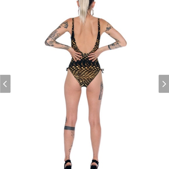 NWT LISA MAREE SNAKE PRINT BATHING SUIT SIZE XS - Picture 3 of 7